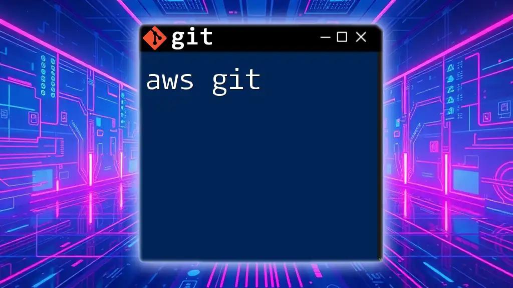 Mastering AWS Git Commands in Simple Steps