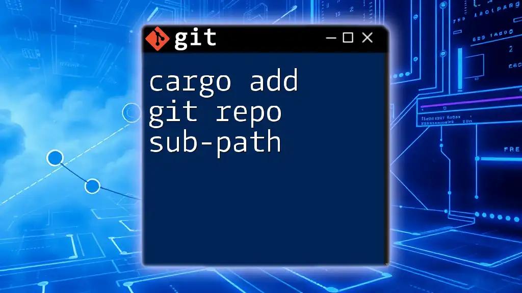 Cargo Add Git Repo Sub-Path Made Simple