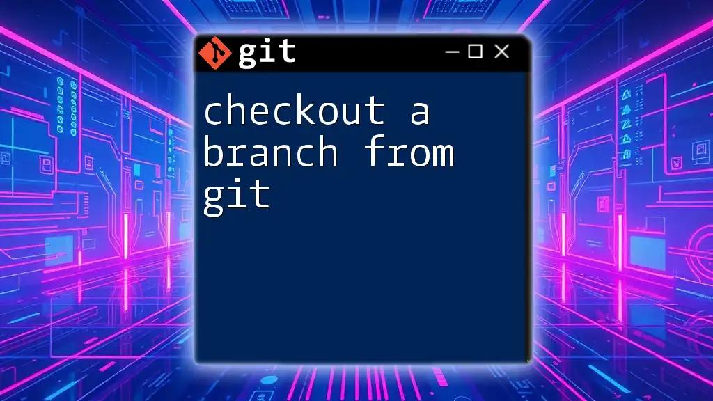 Checkout a Branch from Git: A Quick Guide