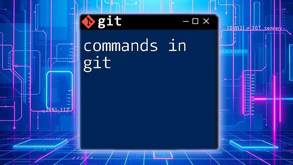 Mastering Commands in Git for Fast Learning