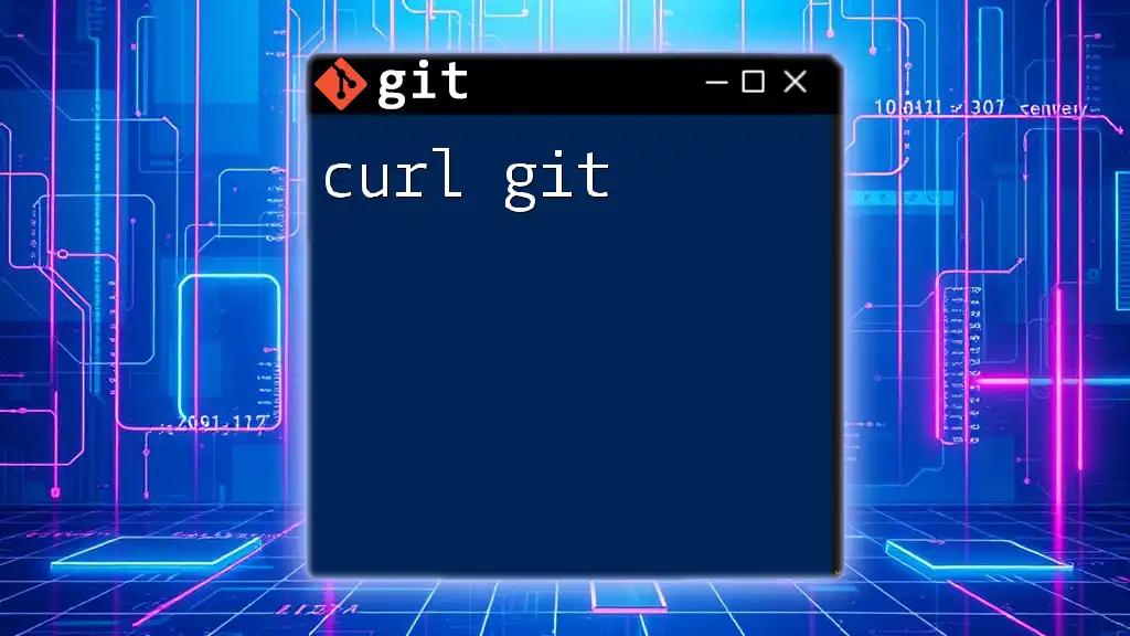 Curl Git: A Quick Guide to Mastering Git Commands