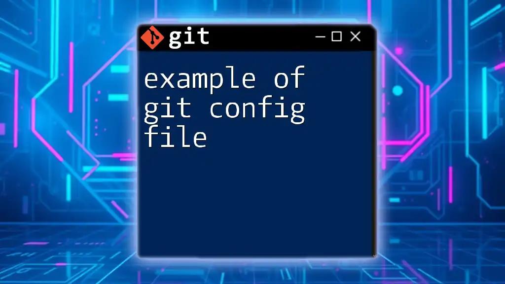 Example of Git Config File: A Simple Guide