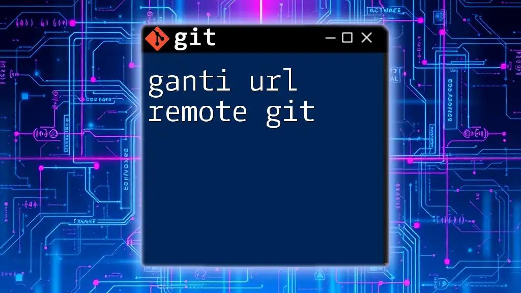 Ganti URL Remote Git: Simple Steps to Update Your Repo