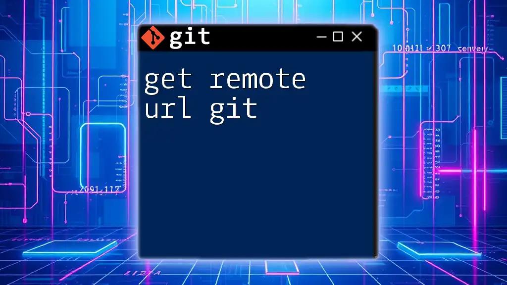 Mastering Git: How to Get Remote URL in Git