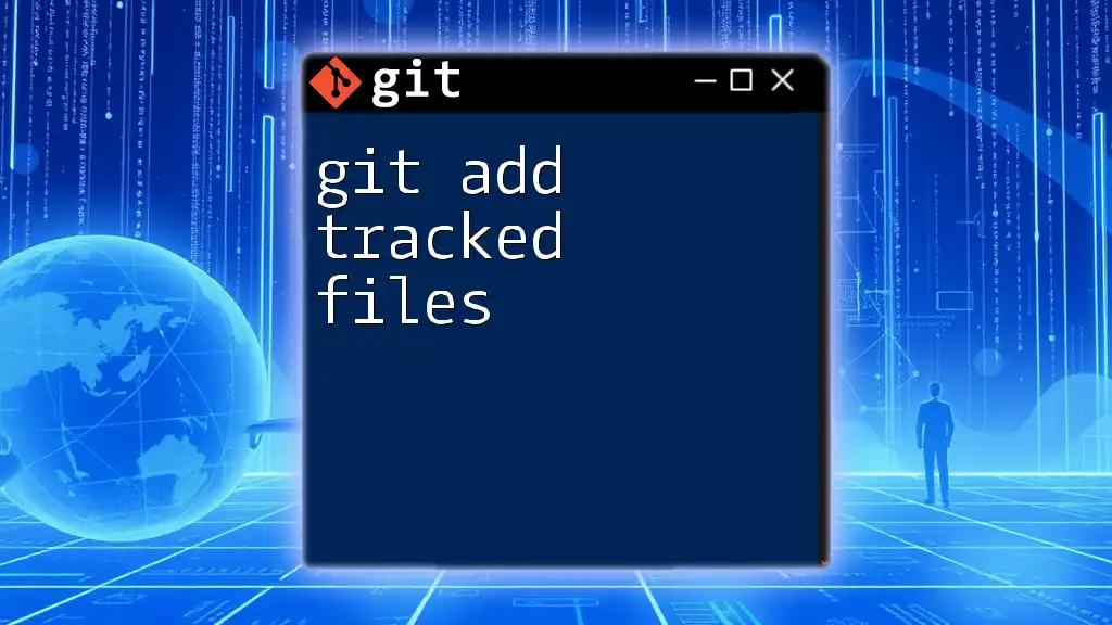 Mastering Git: A Guide to Git Add Tracked Files