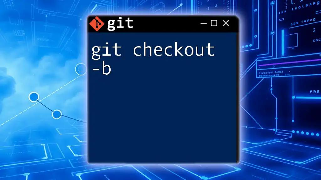 Mastering Git Checkout -B: Create Branches Effortlessly