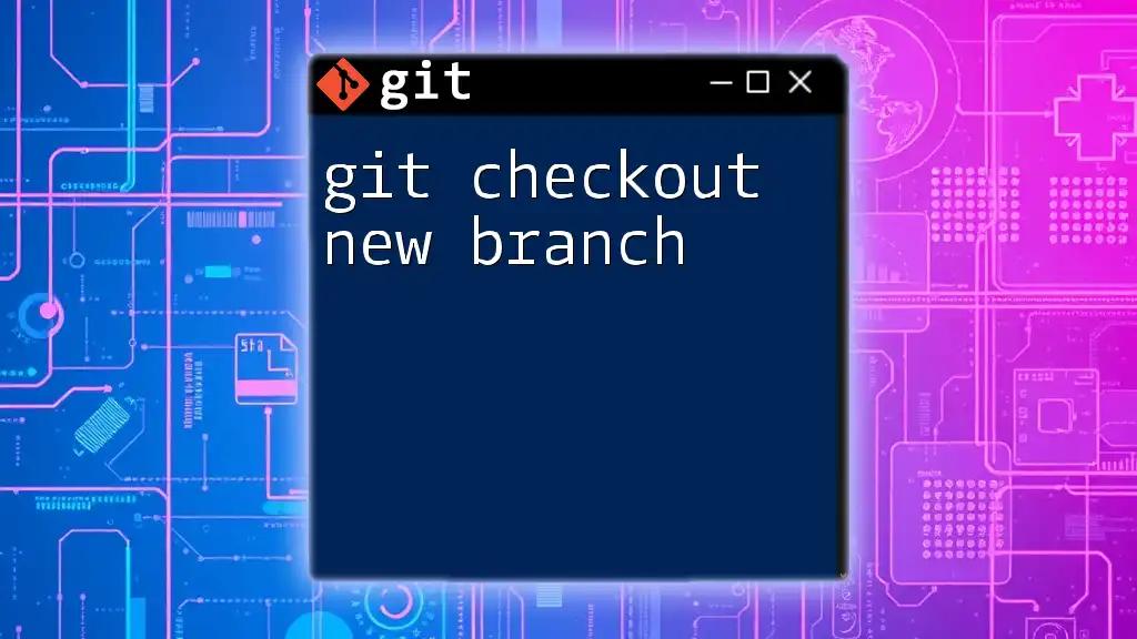 Master Git Checkout New Branch in Minutes