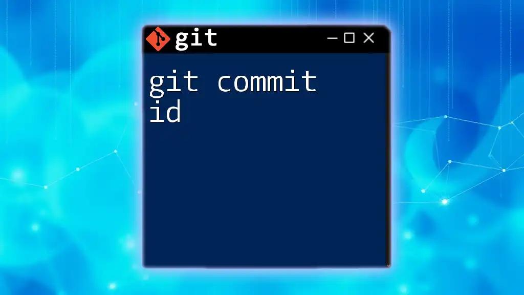 Unlocking the Secrets of Git Commit ID