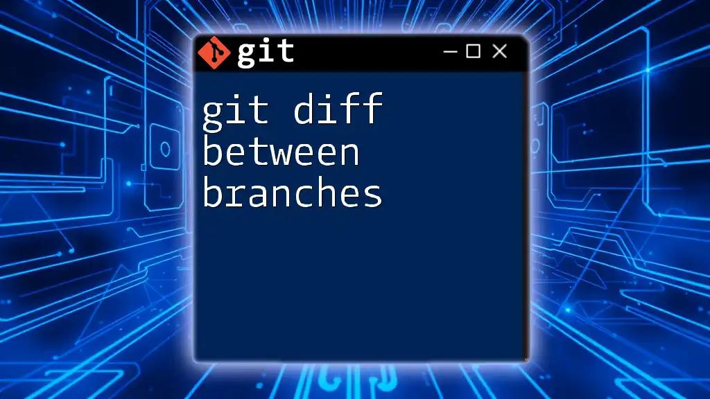 Understanding Git Diff Between Branches Made Easy