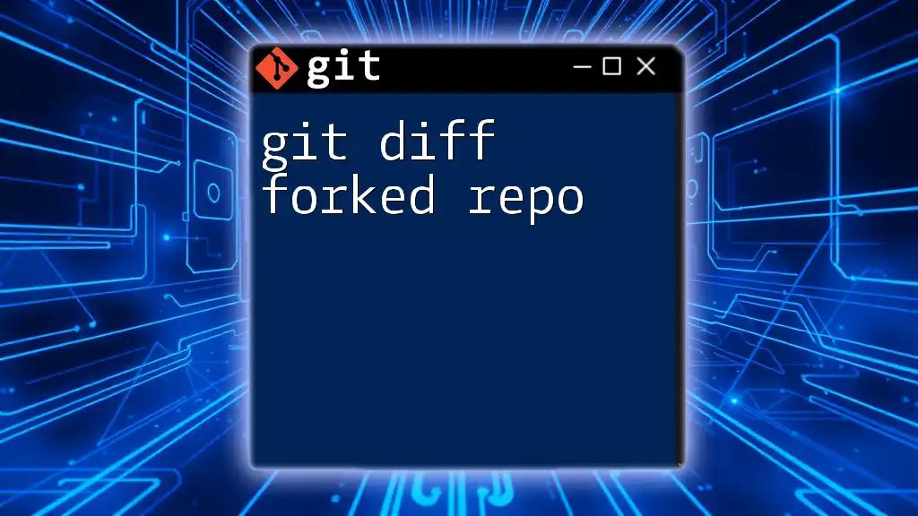 Mastering Git Diff Forked Repo: A Quick Guide