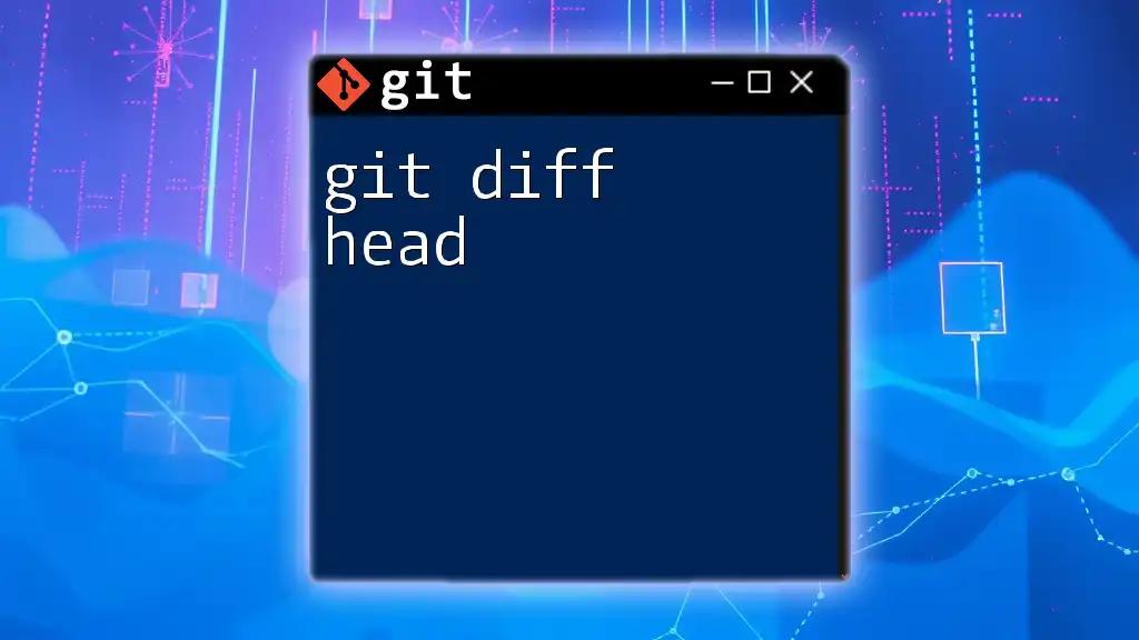 Unlocking Changes: Git Diff Head Explained