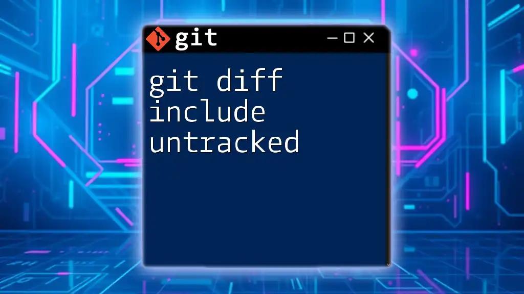 Mastering Git Diff: Include Untracked Files with Ease