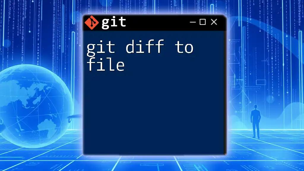 git Diff to File: A Quick Guide for Beginners