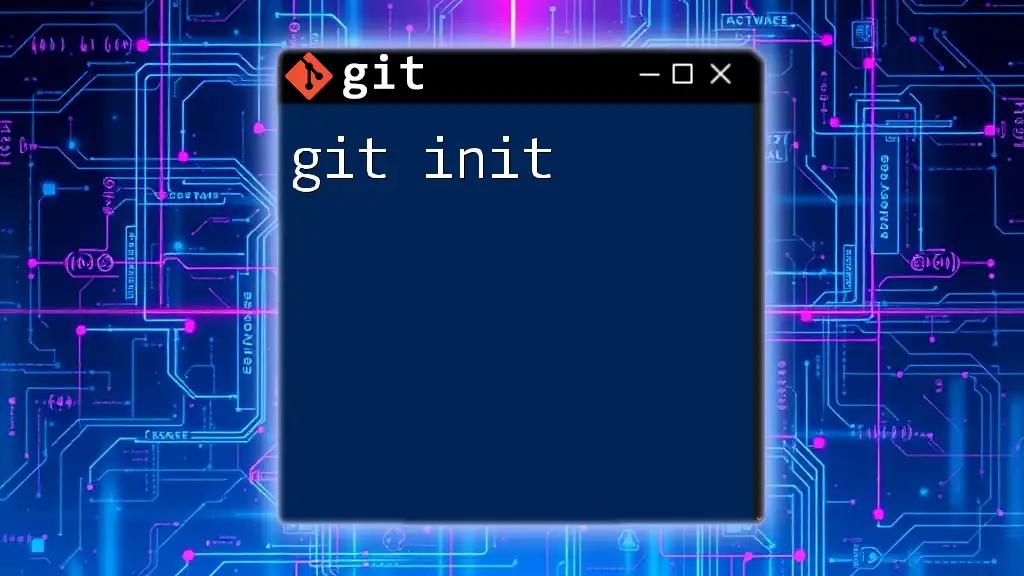 Mastering Git Init: Your Quick Start Guide to Version Control