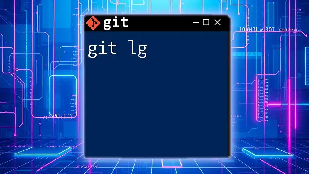 Mastering Git Lg for Quick Repository Insights