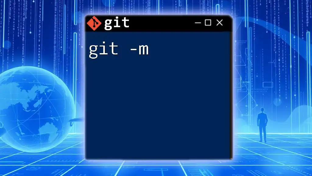 Mastering git -m: The Art of Concise Commit Messages