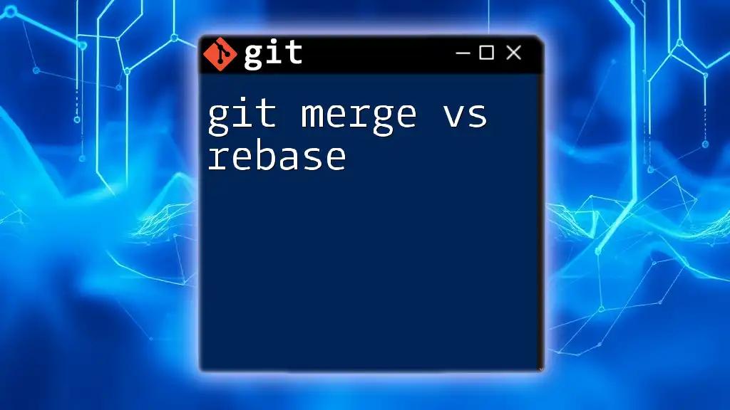 Git Merge vs Rebase: Choose Your Path to Code Harmony