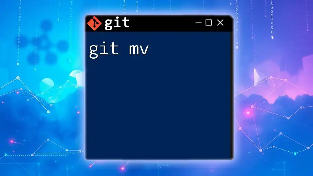 Mastering git mv: A Simple Guide to Renaming Files in Git