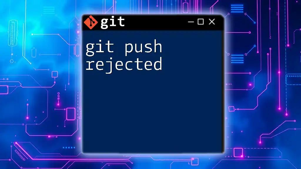 Understanding Git Push Rejected Errors and Solutions