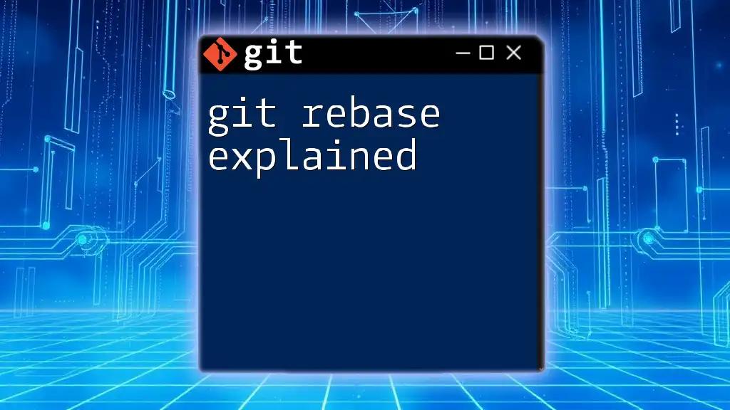 Git Rebase Explained: Mastering the Art of Code Integration