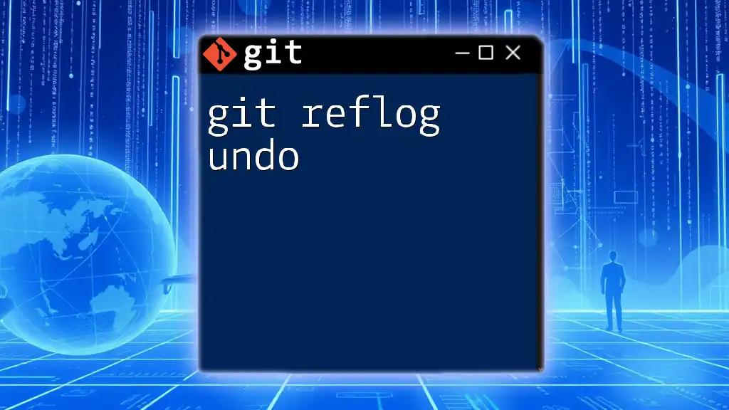 Mastering Git Reflog Undo for Quick Recovery