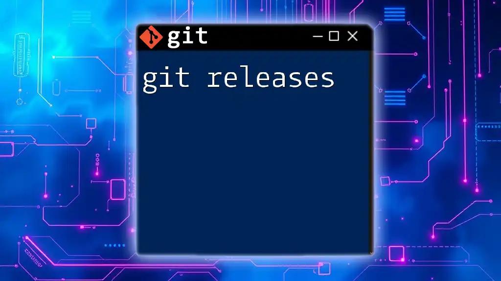 Mastering Git Releases: A Quick Guide to Success