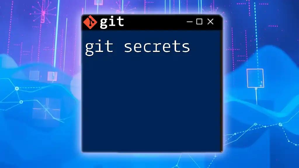 Unveiling Git Secrets: Your Quick Command Guide