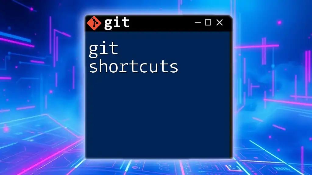 Mastering Git Shortcuts: Quick Commands for Efficient Work