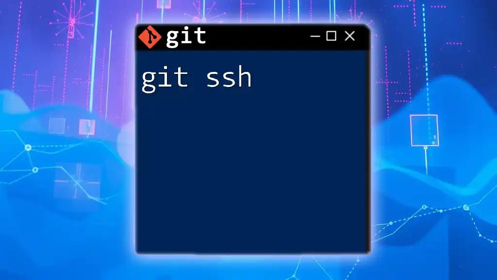 Mastering Git SSH: Quick Commands for Seamless Access