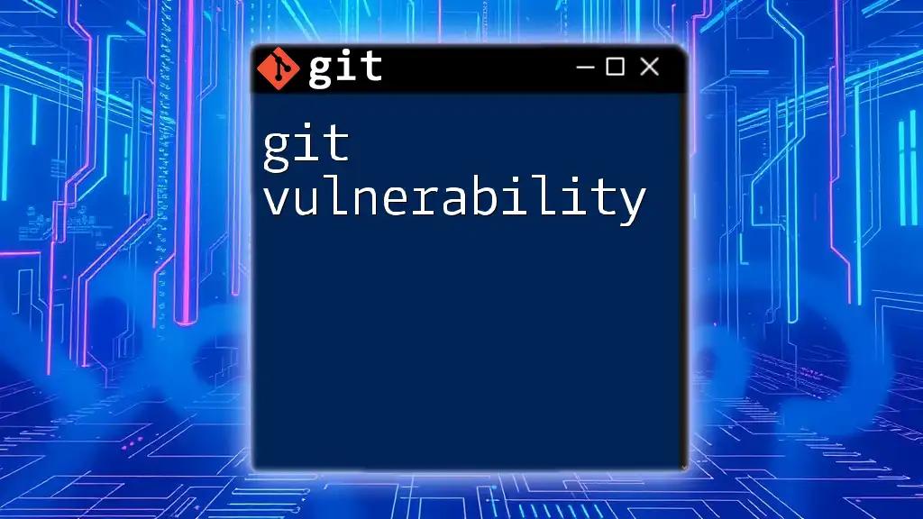 Understanding Git Vulnerability: Safeguarding Your Code