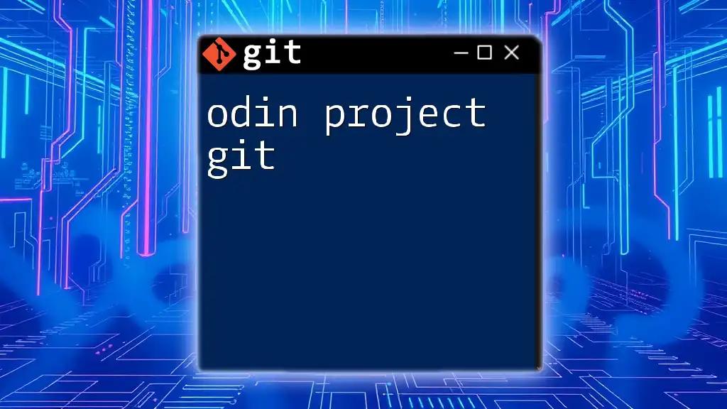 Odin Project Git: Master Commands Quickly and Easily