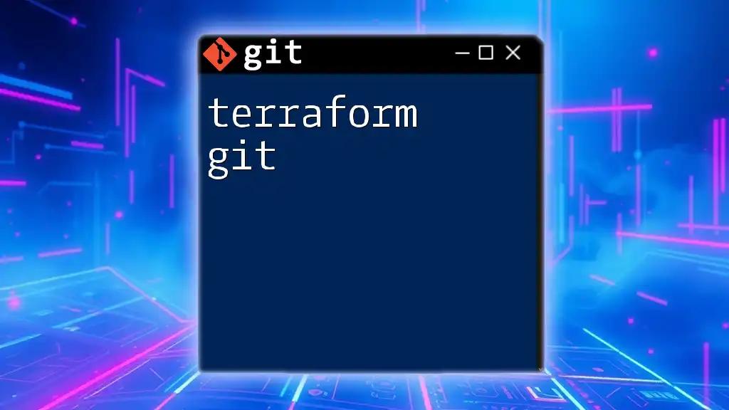 Mastering Terraform Git Commands Made Easy