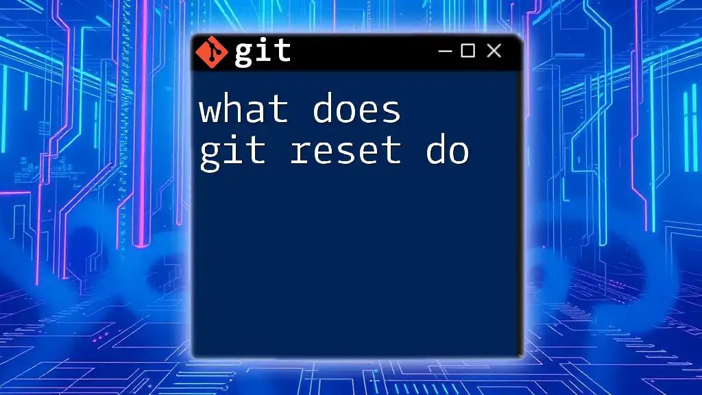 What Does Git Reset Do? A Quick Guide for Beginners