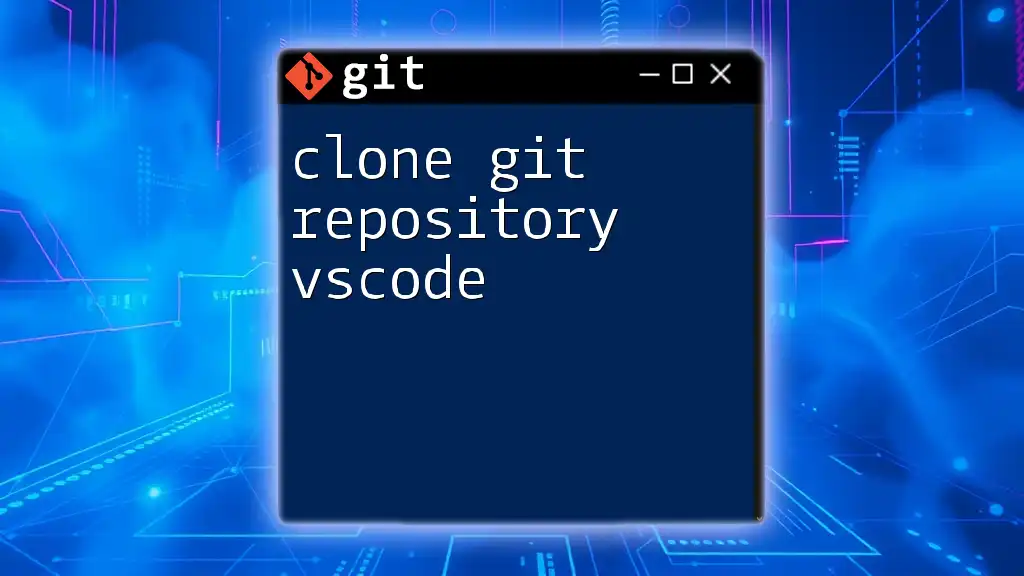 Clone Git Repository in VSCode: A Simple Guide