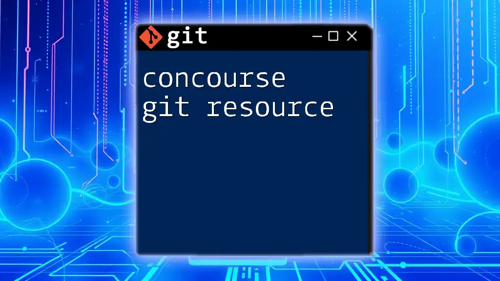 Mastering Concourse Git Resource Made Easy