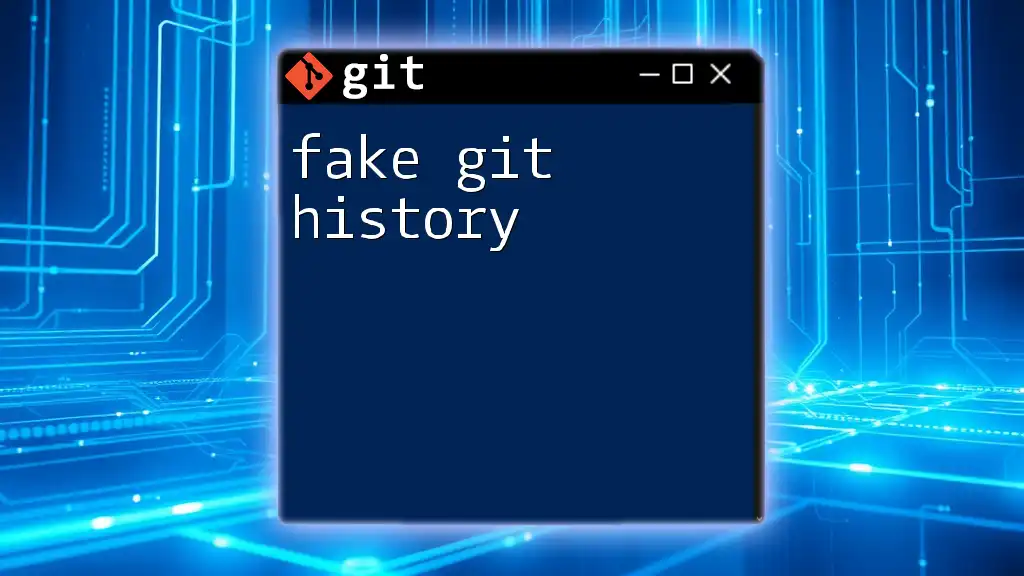 Mastering Fake Git History: Quick Tricks and Tips