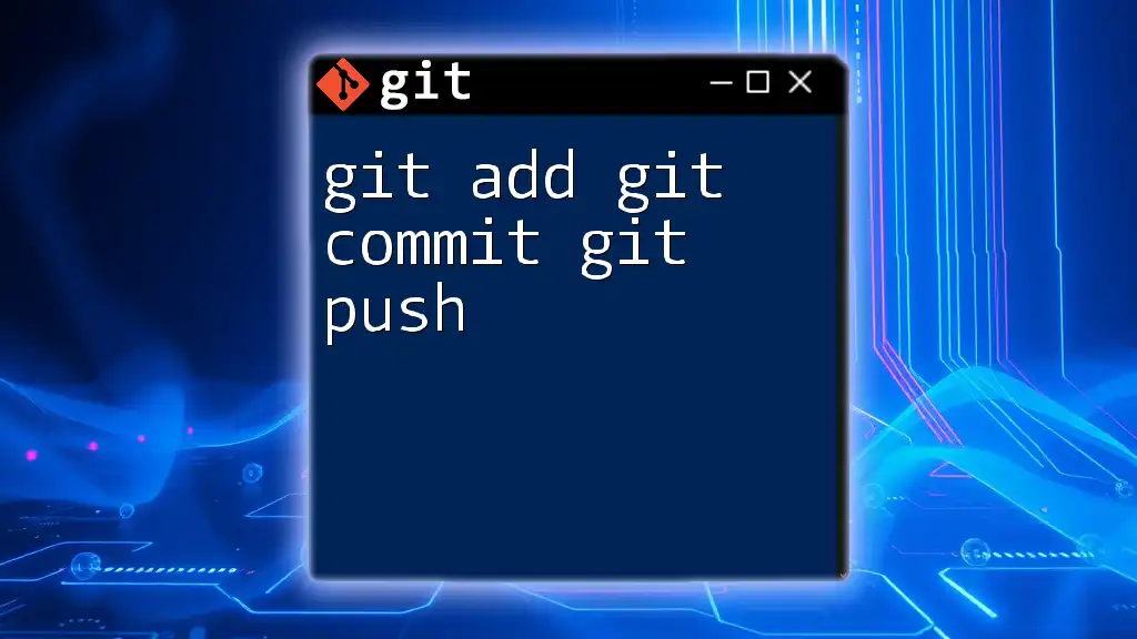 Mastering Git: Git Add, Git Commit, Git Push Explained