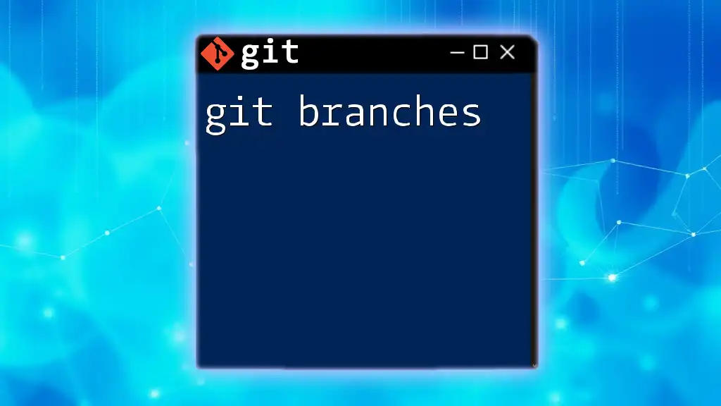 Mastering Git Branches: A Quick Reference Guide