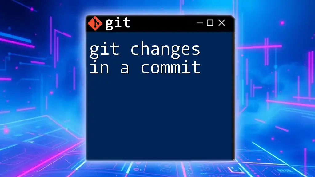 Understanding Git Changes in a Commit: A Quick Guide