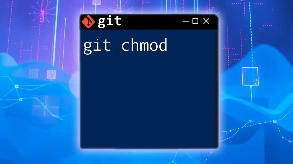 Mastering Git Chmod: A Quick Guide to Permissions