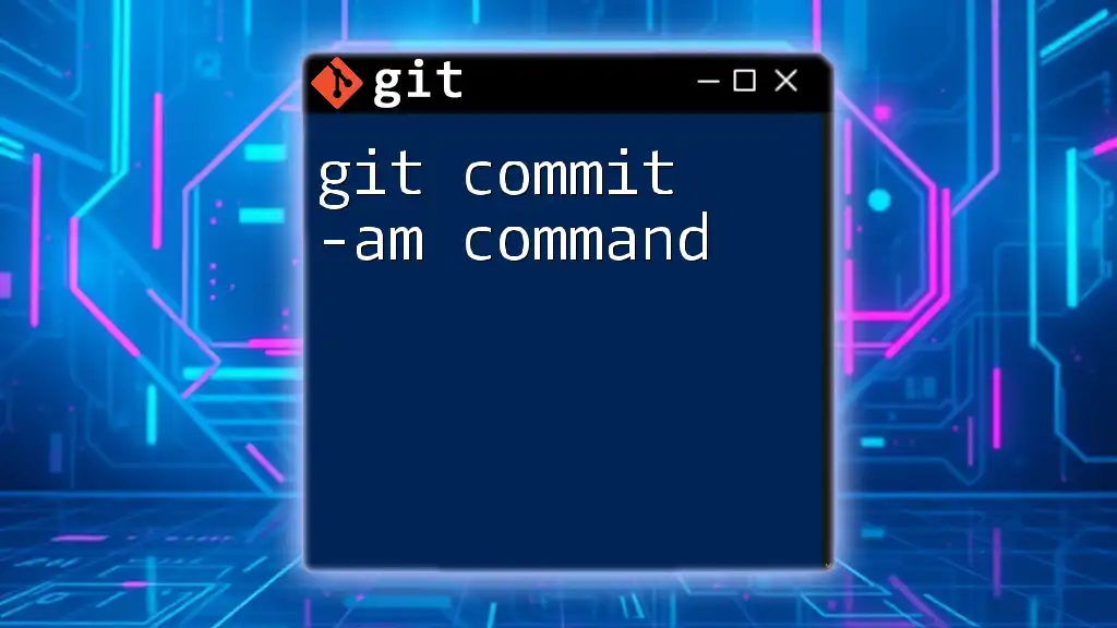 Mastering Git Commit -am Command in Just Minutes