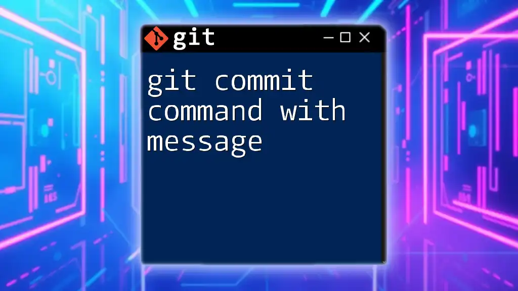 Mastering Git Commit Command With Message Made Easy