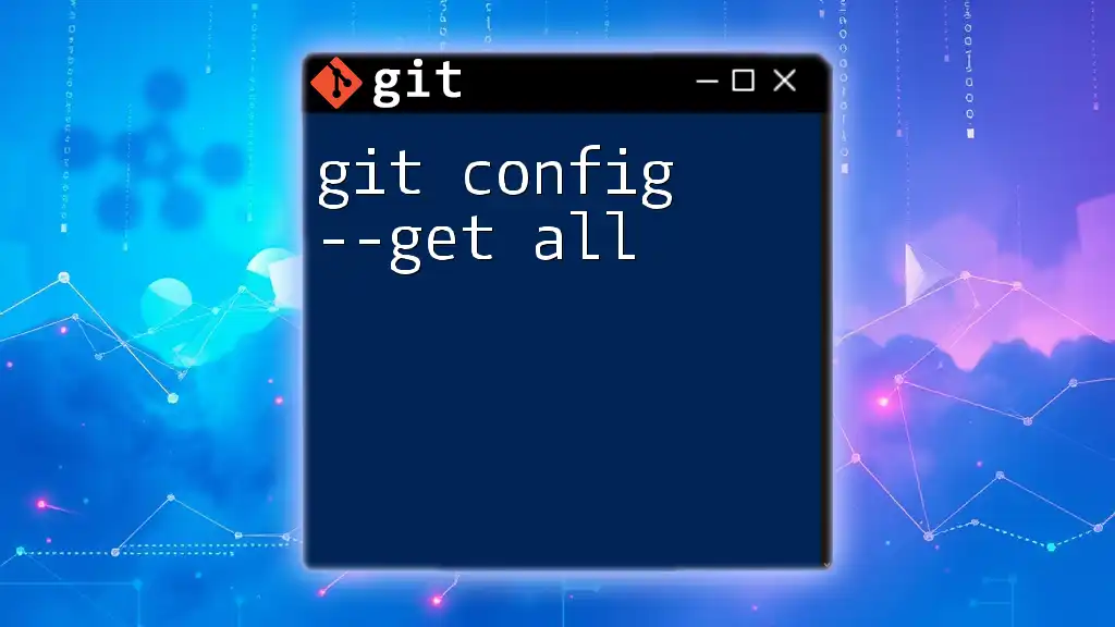 Unlocking Secrets: git config --get all Explained