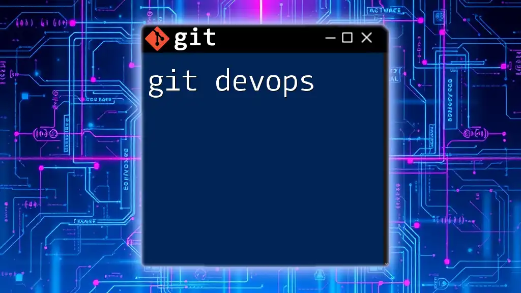 Mastering Git DevOps: Quick Commands for Effective Workflow