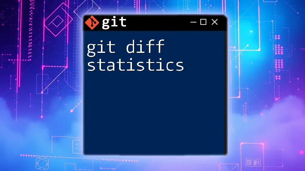 Unlocking Git Diff Statistics with Ease