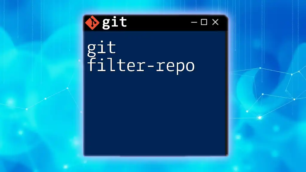 Mastering git filter-repo: A Simple Guide to Clean Repos