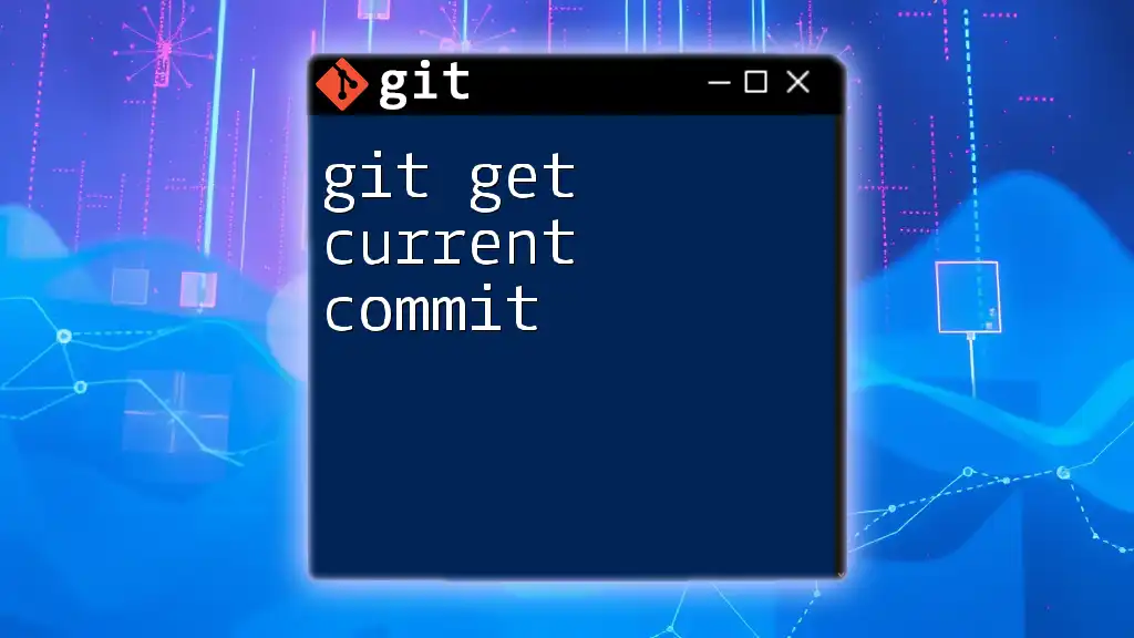 Discover How to Git Get Current Commit Effortlessly
