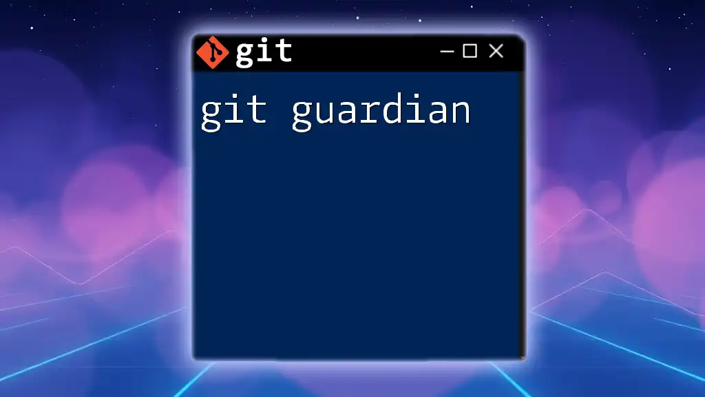 Git Guardian: Your Quick Guide to Git Mastery