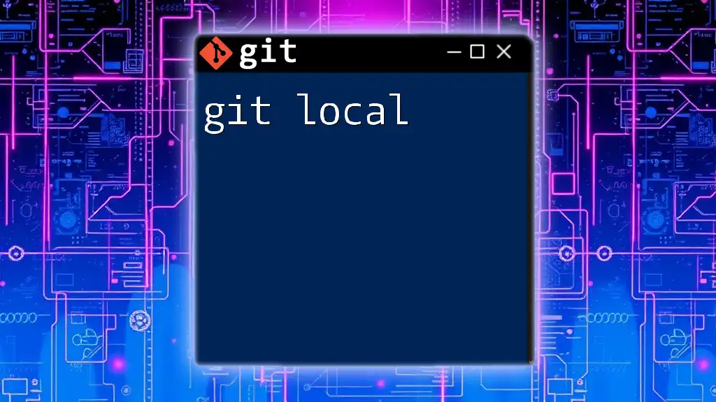 Mastering Git Local Commands in a Snap