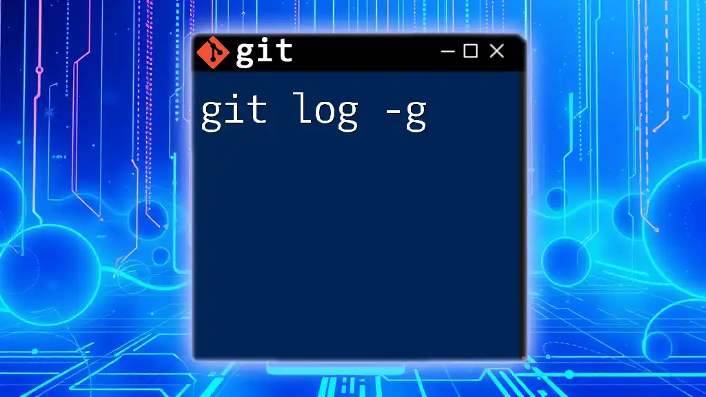 Unlocking Git History: Mastering git log -g